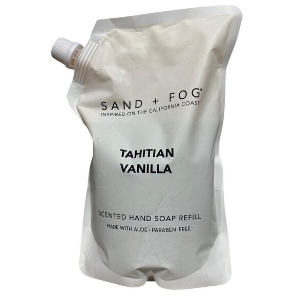 Sand + Fog Tahitian Vanilla Scented Hand Soap Refill 34 Fl Oz With Aloe - Picture 1 of 3
